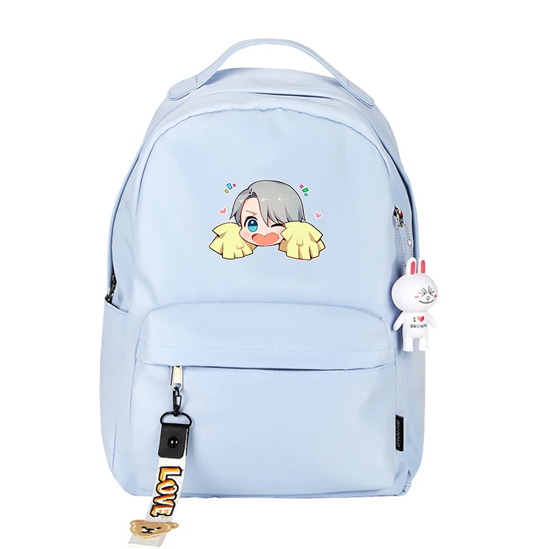 Рюкзак для девочек YURI on ICE рюкзак путешествий с рисунком из мультфильма маленький