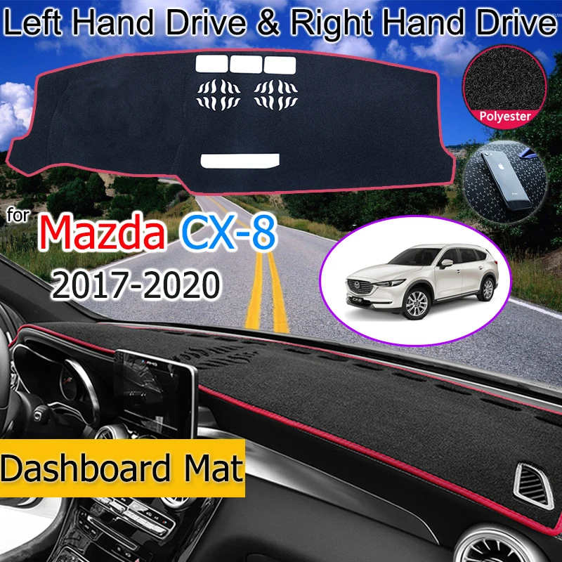 

For Mazda CX-8 2017-2020 Anti-Slip Mat Dashboard Cover Pad Sunshade Dashmat Protect Carpet Car Accessories