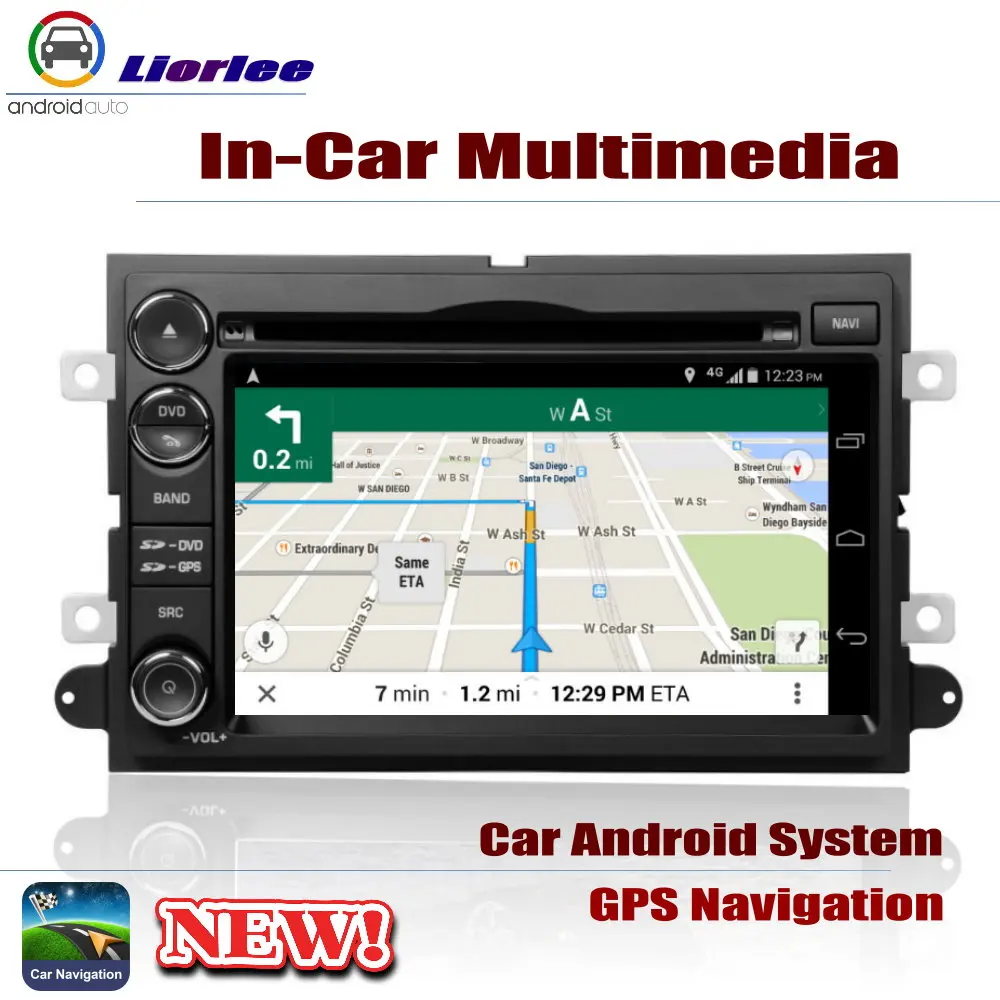 Для Ford Explorer 2006-2010 автомобильный Android мультимедийный DVD-плеер GPS навигация DSP стерео