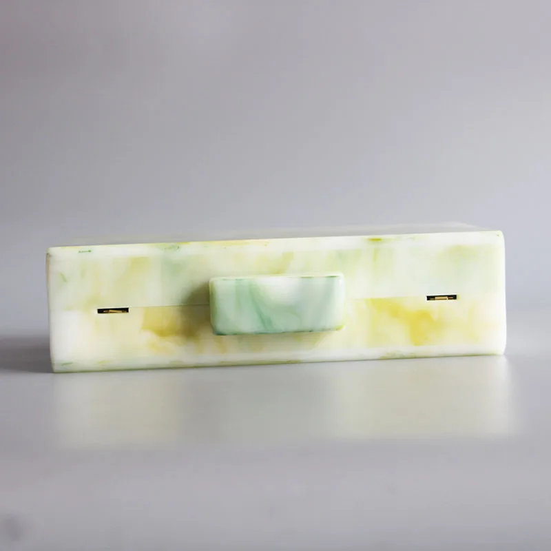 Жемчужный светильник небесно-голубой акриловый клатч вечерняя женская сумка на