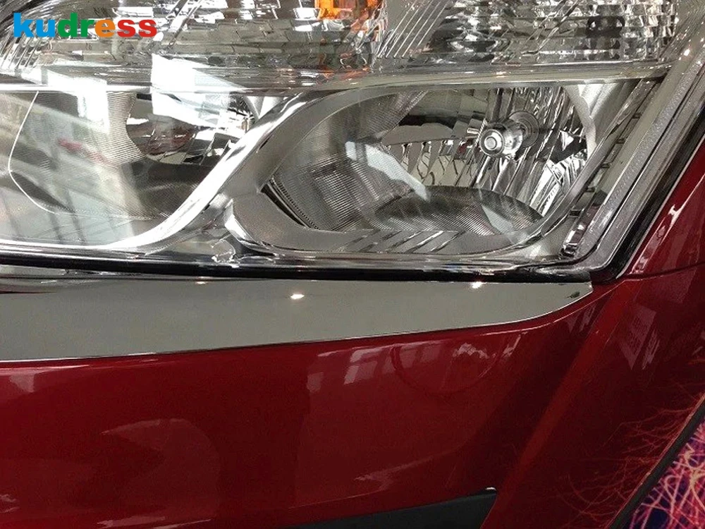 Для Chevrolet Trax 2014 2015 2016 2017 2018 Хром Передняя фара светильник для бровей накладка
