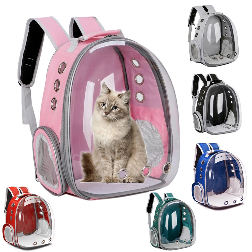 

Cats Carrier Bags Breathable Backpack Portable Cat Bag Carrier Cat Travel Space Capsule Cage Pet Transport Bag Carrying For Cats