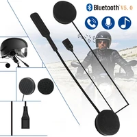 moto helmet bluetooth compatible 5 0 headset for motorcycle helmet riding intercom moto hands free headphone mp3 speakers