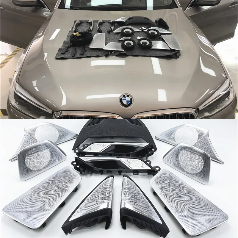 

Car Luminous Speaker For BMW G30 G38 5 Series High Quality Night Vision Treble Tweeter Audio Horn 64 colors LED Light Speakers
