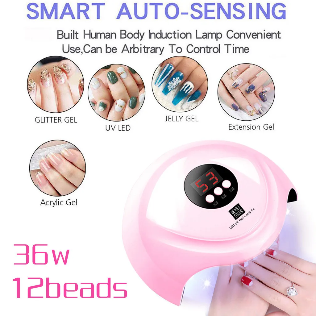 Led 36 Вт уф гель для отверждения ногтей машина дизайна Usb лампа светильник Гель лак