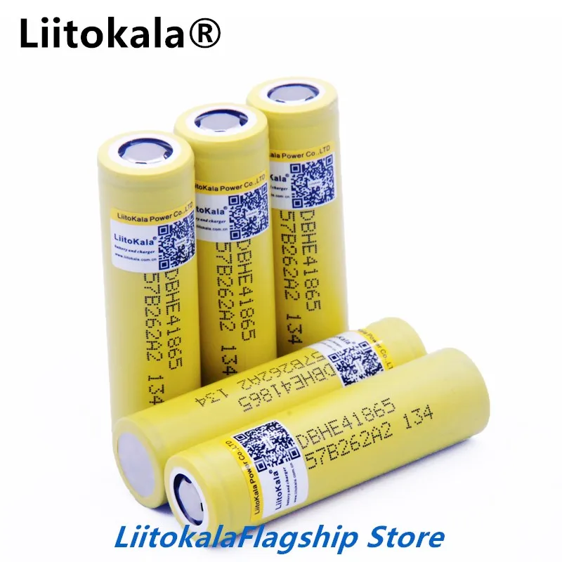 LiitoKala HE4 2500 мАч литий ионный аккумулятор 18650 аккумуляторная батарея 3 7 В