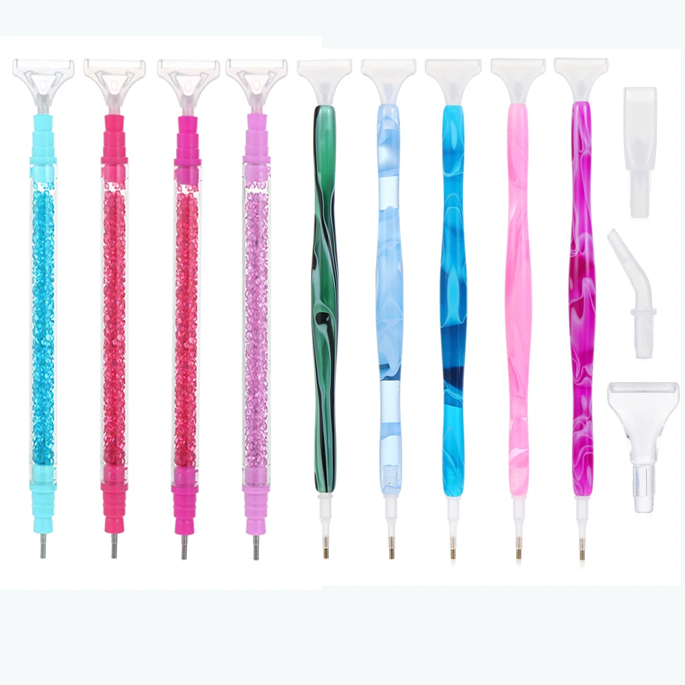 1 шт. 5D алмазная живопись точечная Дрель Ручка Двойная Головка ручка DIY Вышивка