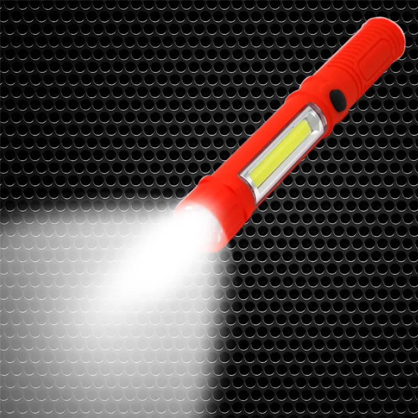 Супер яркий COB светильник светодиодный карманный фонарь ручка инспекционный