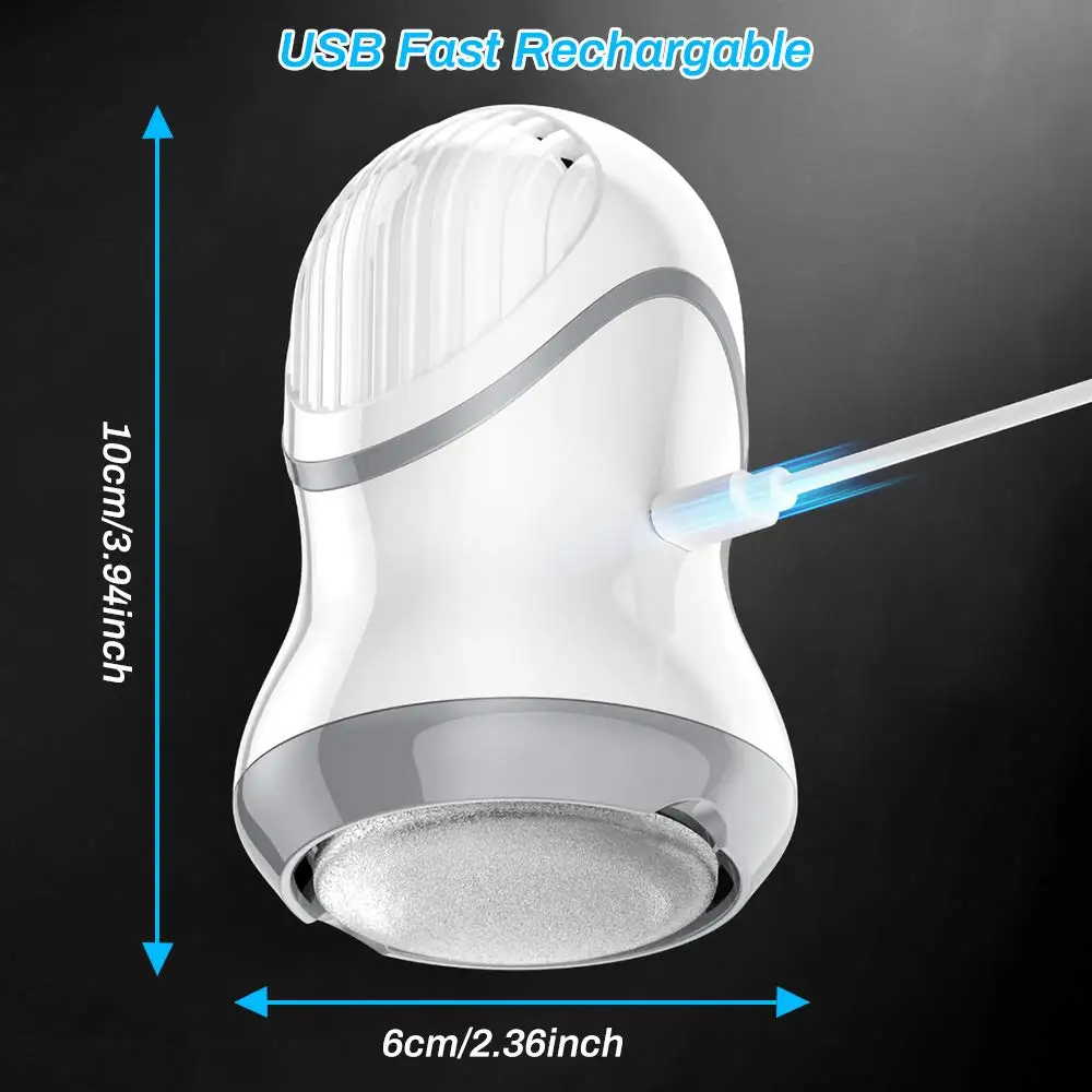

Foot Care Tool Electric Grinder Machine Foot Exfoliating Dead Skin Callus Remover Pedicure Clean Hard Cracked Skin Feet Care