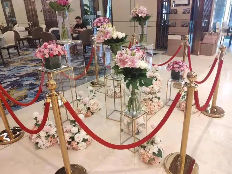 Металлическая настенная подставка с для вазы цветами украшения праздника