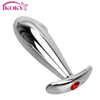 IKOKY, уличная одежда, Анальная пробка, анальный массаж интимные игрушки для женщин, женский расширитель для мастурбации, металлическая Анальная пробка, массаж простаты