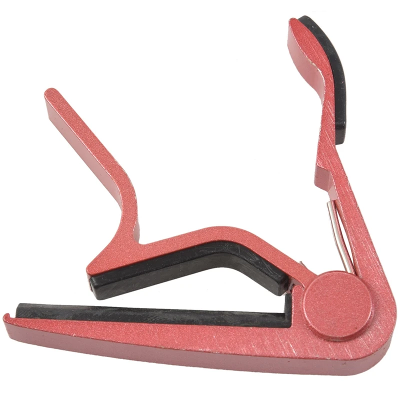 

Clamp Key Trigger Capo for Acoustic Electric Classic Guitar Pink with 60 Pack Abstract Art Colorful Guitar Picks