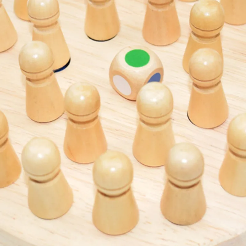 Деревянные детские вечерние чные игры палочка для запоминания шахматная игра