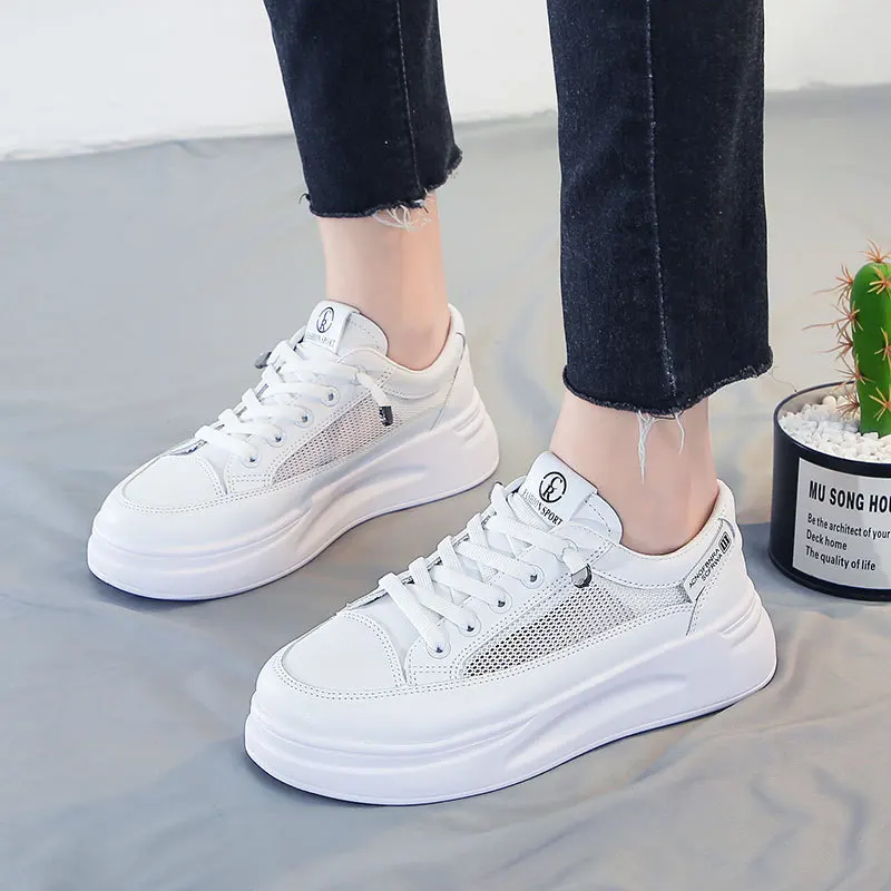 

Women canvas sneakers summer new 2021 White rest sneakers Mesh Breathable Comfortable Athletic Training Footwear Running Shoe