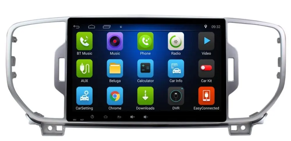 

9 дюймов Android 10 2DIN автомобильный радиоприемник с навигацией GPS мультимедийный проигрыватель для KIA Sportage 4 2016 2017 2018 2019 Wi-Fi 3G головное устройство