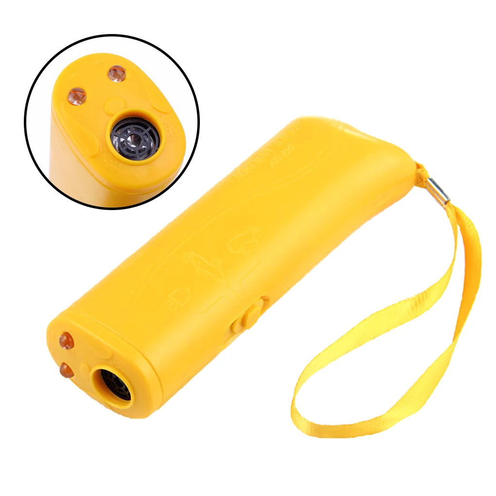 

2020 New Pet Dog Repeller Anti Barking Stop Bark Training Device Trainer LED Ultrasonic 3 in 1 Anti Barking Without Battery