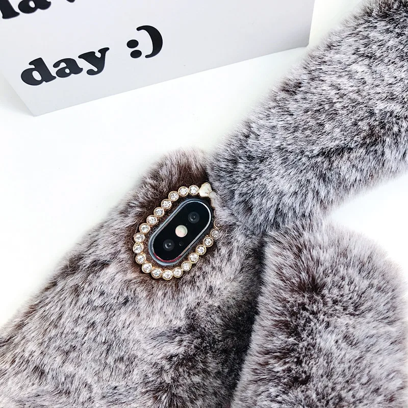 LOVECOM Brushy Rabbit Plush Phone Case For Huawei P20 Lite P30 Pro Fitted Soft Back Cover | Мобильные телефоны и