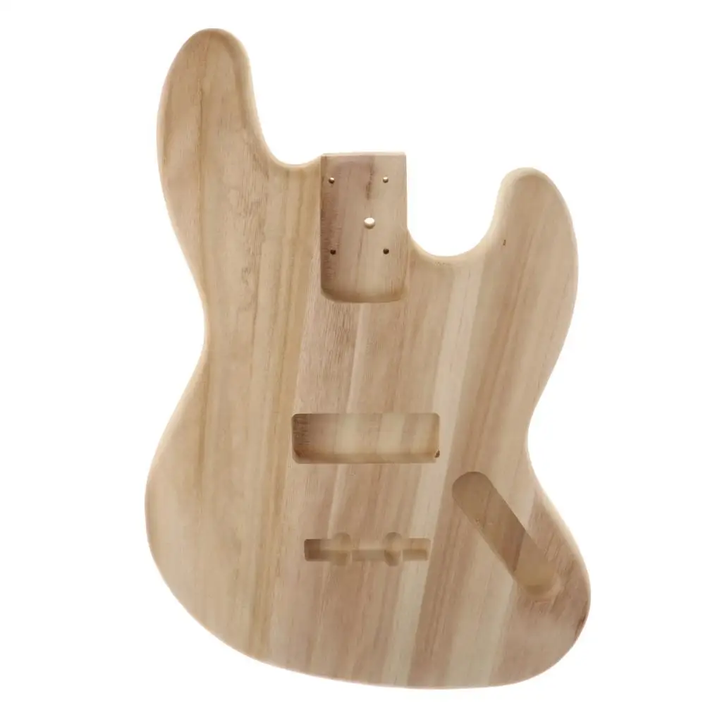 

DIY Electric Guitar Body Polished Wood Type Electric Guitar Barrel Guitar Decoration Accessory Predrilled for JB Style Guitar