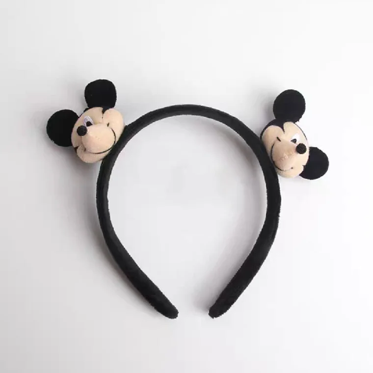 Disney Микки и Минни Маус повязки на голову куклы милые 3D мультфильм Косплэй