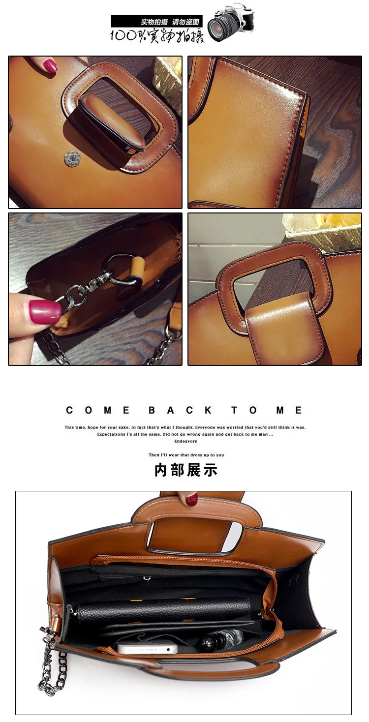 New 2019 fashion retro small square bag bill of lading shoulder slant across the women's bag. |