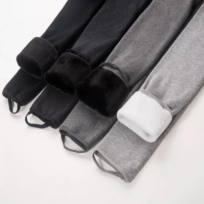 Леггинсы женские зимние утепленные с высокой талией бархатные | Женская одежда