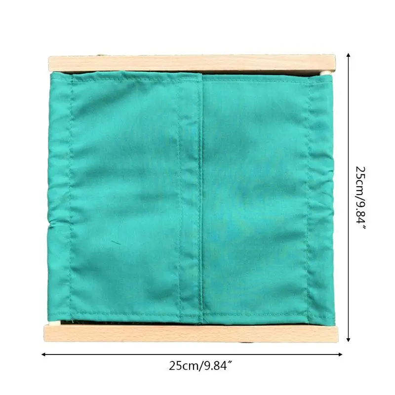 

Unisex Toddler Montessori Materials Wood Toy Clothing Box Dressing Frame Practical Life Skill Kids Child Education Toys