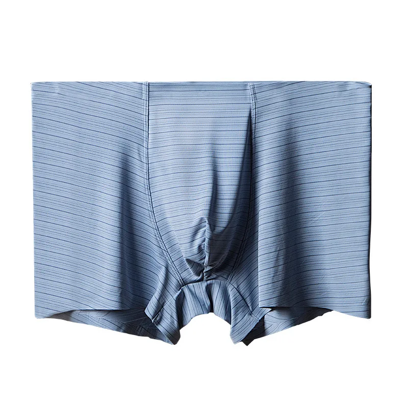 Высокое качество Летние бесшовные мужские трусы-боксеры мягкие дышащие тонкие