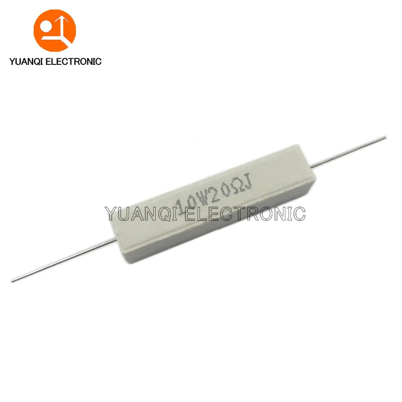 

10pcs 10W 5% Cement Resistor Power Resistance 330R 360R 390R 470R 510R 560R 620R 680R 330 360 390 470 510 560 620 680 ohm