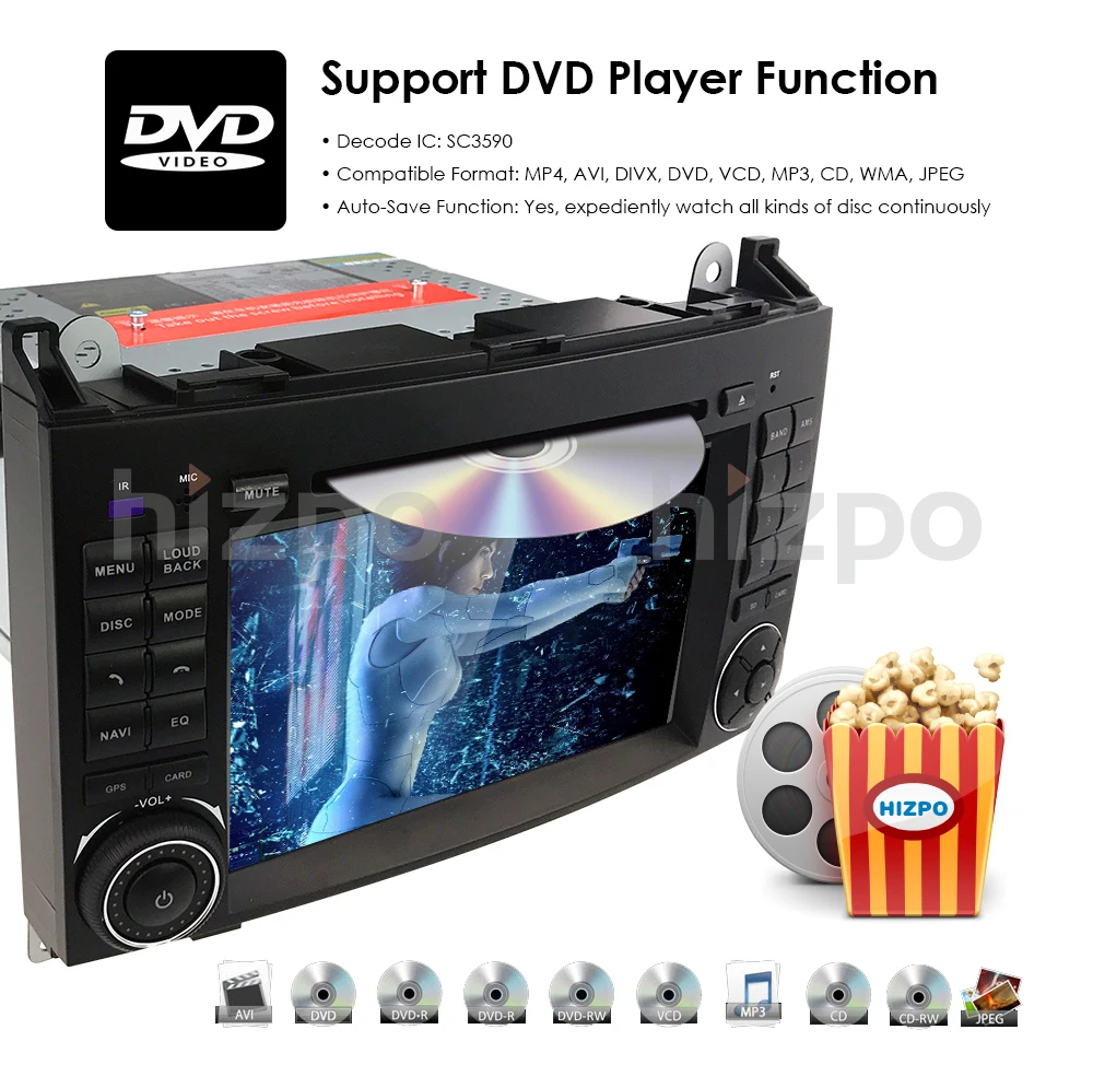 2din Android9.0 CarDVD gps головное устройство для Mercedes Benz B200 A B Class W169 W245 Viano Vito W639 Sprinter W906 4G Bluetooth радио