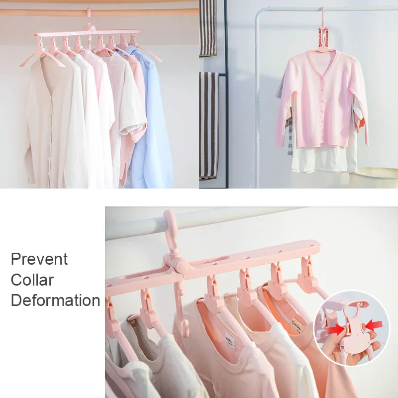 Многофункциональная складная вешалка творческая большая емкость переносная для