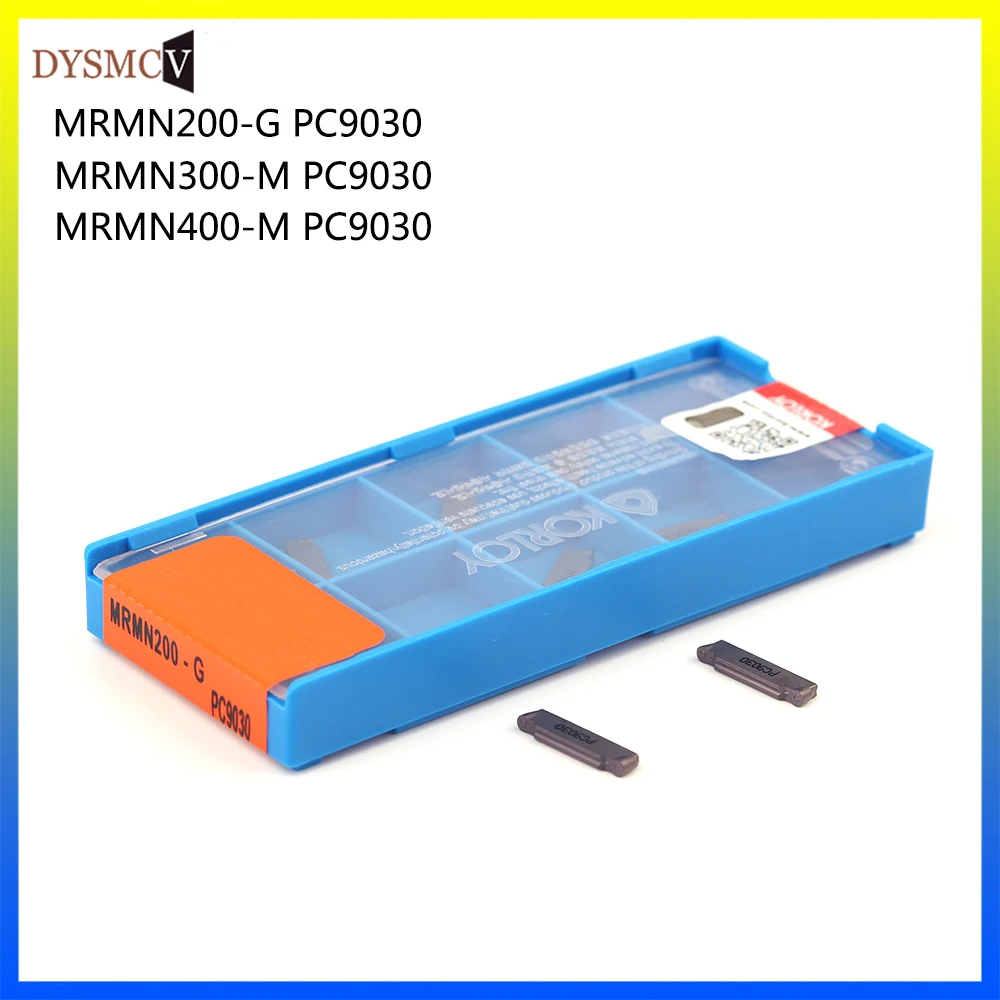 

10PCS MRMN200 MRMN300 MRMN400 PC9030 Cutting and Grooving Tool for Arc Groove Carbide Tool R1 R1.5 R2