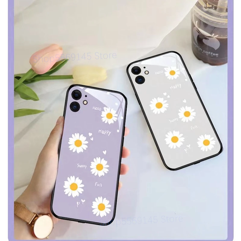 Входящий световая Вспышка чехол книжка для iPhone 12 11 Pro 7 плюс 8 X XS Max SE закаленное