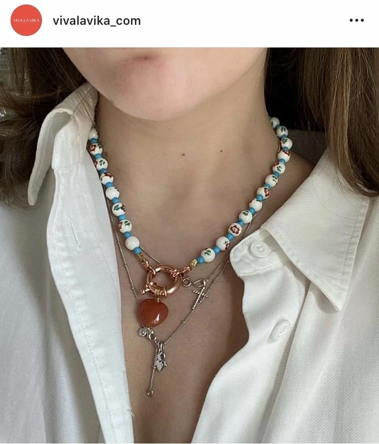 Бусы из натурального камня розовый кварц Нефритовое сердце кулон ожерелье для