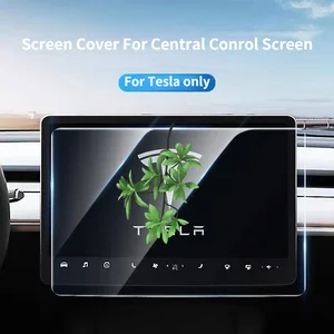 central touch screen cover protector for tesla model 3 y 15 control and navigation touch screen protector 9h tempered glass free global shipping