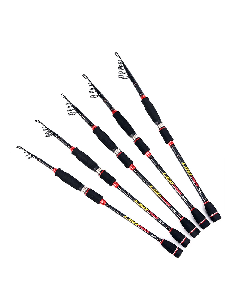 

Telescopic Fishing Rod Carbon Fiber 2.1m Carbon Rod Telescopic Bait Fishing Rod Casting Rotary Rod Travel Rod 7-18g Fishing H