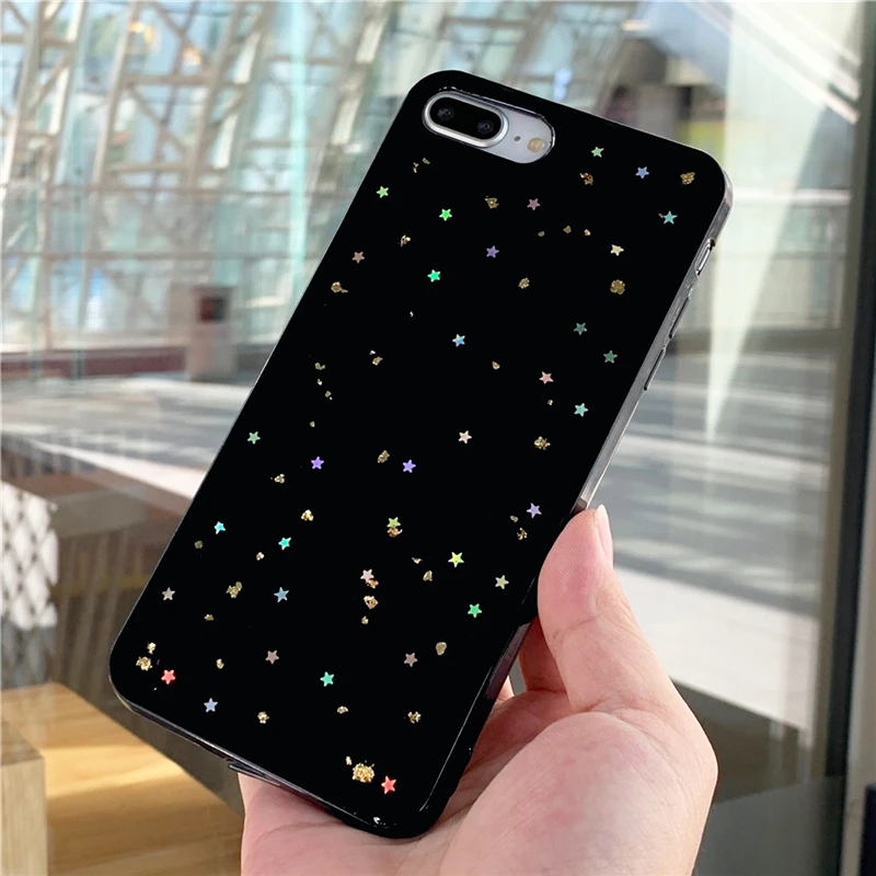 Gold Foil Stars Cover For Samsung Galaxy J5 J7 J2 J4 J6 Prime Grand G530 Phone Case | Mobile Cases &amp Covers