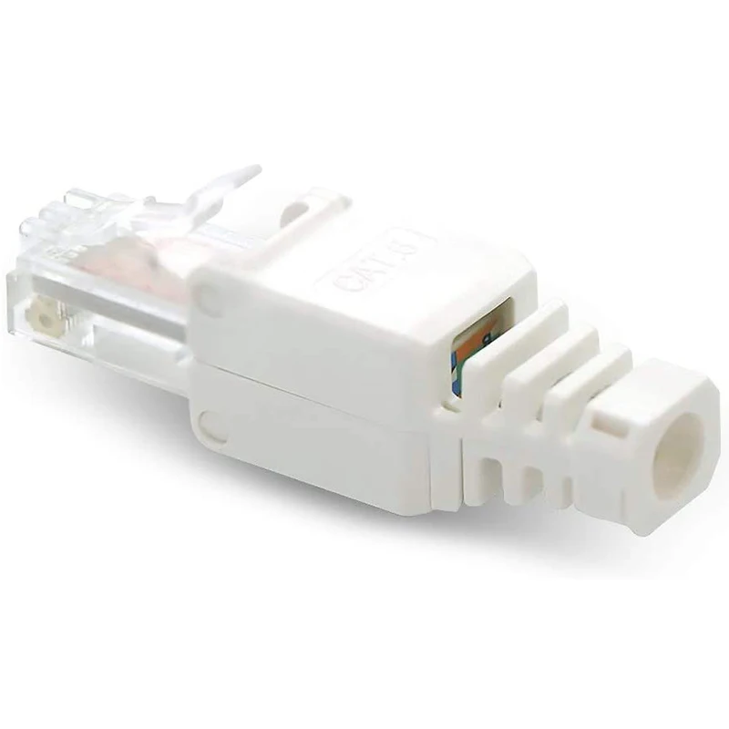Сетевые разъемы 10 шт. без инструментов RJ45 CAT6 LAN UTP установочный кабель Cat5 Cat7