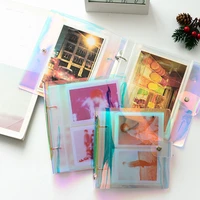 100 pockets big photo album picture case storage portable name card book jelly color gillter shiny photo album keep memory gift