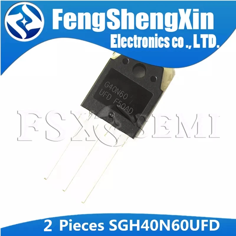 МОП транзистор SGH40N60UFD TO 247 SGH40N60 40N60 G40N60 F40N60UFD 3P 2 шт.|Интегральные схемы| |