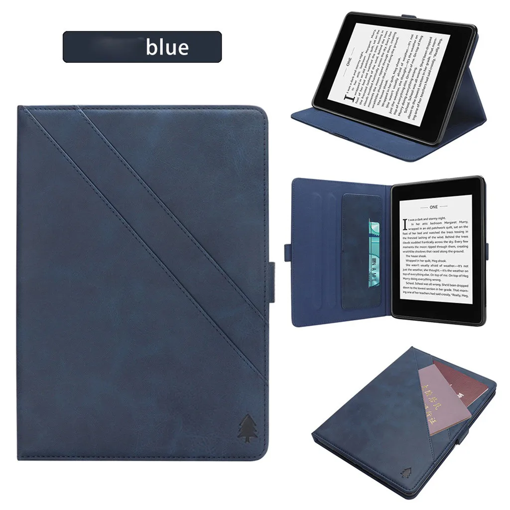 Тонкий кожаный чехол книжка для планшета Kindle Paperwhite 4 2018|Чехлы планшетов и