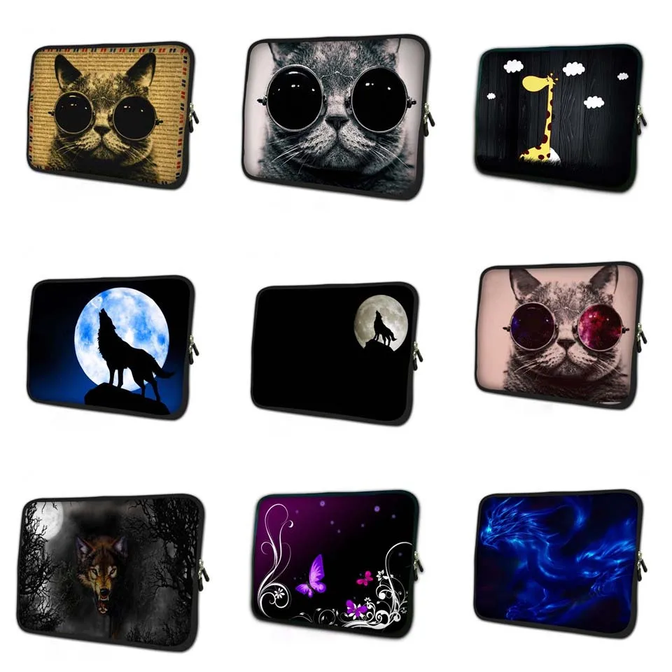 Neoprene Laptop Case tablet Bag 7.9 9.7 12 13.3 14.1 15.6 17.3 inch waterproof Notebook liner sleeve computer PC cover NS-5780 | Компьютеры