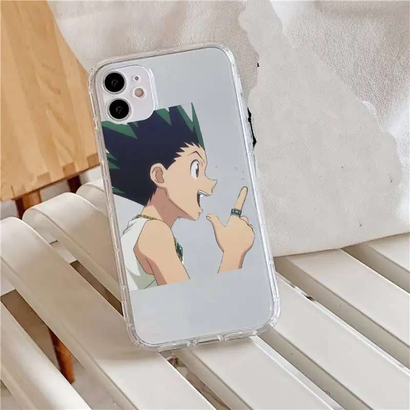 

Anime HUNTERHUNTER Phone Case Transparent for iPhone 11 12 mini pro XS MAX 8 7 6 6S Plus X 5S SE 2020 XR