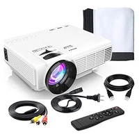 mini projector supported 19201080p 100 portable projector for home with 40000 hrs led lamp life tv stick