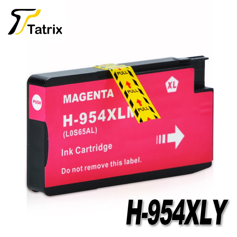 Для hp 954 hp 954XL полный Картридж BK/C/M/Y для hp OfficeJet Pro 7740 8210 8710 8715 8716 8720 8725 8730 8740 принтер - Цвет: 1pcs Mag