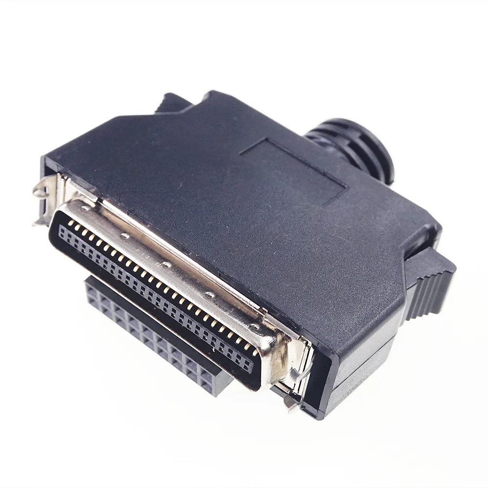 5 шт. DIY SCSI соединитель MDR 50 позиций паяльная штепсельная вилка 50 контактный разъем оболочка комплект щит для сборки кабеля