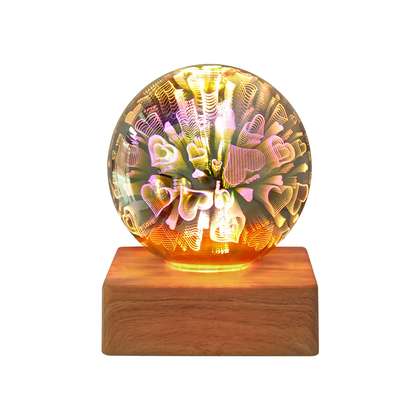 

Table Lamp LED Colorful 3D Firework Night Light Portable Romantic Kids Gift Home Decor Star Bedroom Bedside Living Room