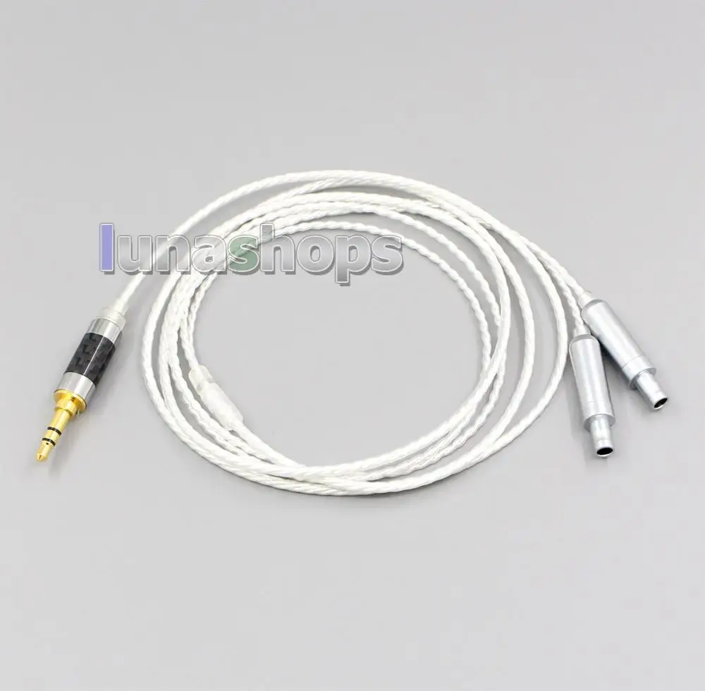 LN004821 3 5 мм OCC + посеребренный медный кабель для наушников Sennheiser HD800 HD820 HD820s |