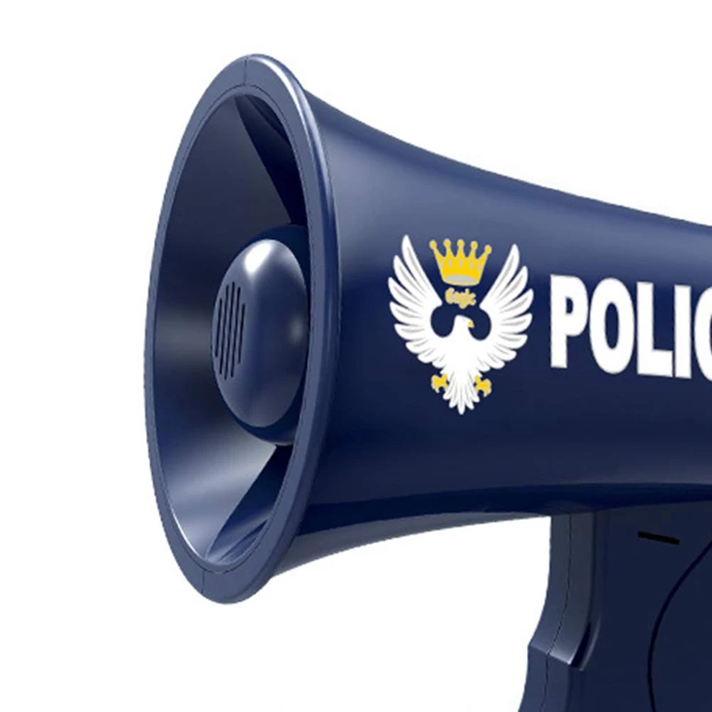 Ролевая игрушка-колонка полицейский мегафон на батарейках Косплей-набор для