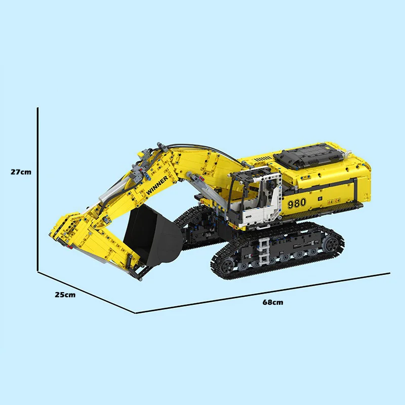 

Winner City engineering technic Excavating Machinery model remote control building blocks Toy Birthday gift set for boy