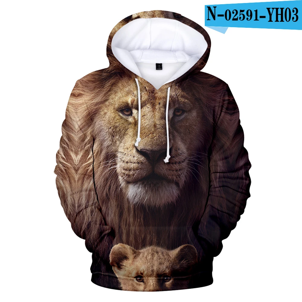 

Fashion The Lion King 3D Printed Hoodies Sweatshirts Men/Women Kids Pullovers New Sale 3D Creative Hoodie